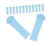 Healvian 24pcs Ear Cleaner Silicone Tips Soft Flexible Replacement Ear Wax Removal Covers Lightweight Reusable Accessories for Gentle Visual Cleaning and