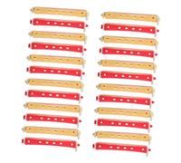 Healvian 24pcs Hollow Curling Rods Set Hair Perm Rods Plastic Heatless Overnight Curls Hair Roller Set DIY Styling Tools for Women Long Curlers