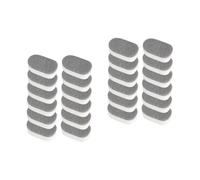 Healvian 24pcs Json Data Household Sponge Scouring Pad for Kitchen Cleaning Dishwashing Sponge Pad Washing up for Daily Use in Home and Kitchen Grey