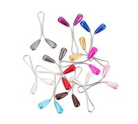 Healvian 24Pcs U Shaped Pearl Scarf Clips Durable Hijab Brooch Pins for Women Mixed Colors for Parties Ceremonies and Everyday Fashion for Instant Hijab Styling
