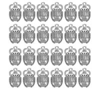 Healvian 25pcs Ancient Egypt Scarab Charms Set Egyptian Beetle Pendants in Antique Silver for DIY Jewelry Making, Bracelet, Necklace, and Keychain Craft Accessories