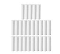 Healvian 25pcs Empty Lip Balm Tubes with Caps White Lip Gloss Storage Containers for DIY Cosmetics Crafts Design for Easy Product Visibility