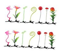 Healvian 28pcs Creative Simulation Plant Hairpins Set Flower and Butterfly Hair Clips for Women and Girls for Parties and Everyday Wear