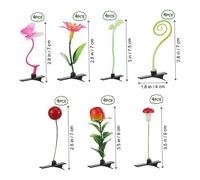 Healvian 28pcs Hair Clip Creative Simulation Plant Hairpins with Flower Butterfly and Fruit Designs for Party and Daily Wear Comfortable Non Pulling Accessories