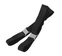 Healvian 2pcs Adjustable Womens Large Thigh Non Slip Sock Stay with High Elasticity Comfortable Strap for Stockings Classic Design for Elegant Style Black