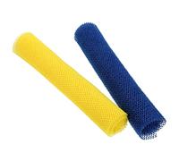 Healvian 2pcs African Exfoliating Net Body Scrubber Sponge for Deep Cleansing Durable Stretchable Mesh Bathing Tool for Men Women for Hard to Reach Areas