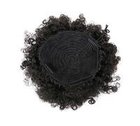 Healvian 2pcs Afro Short Curly Puff Ponytail Extension for Women Drawstring Bun Hairpiece Easy to Wear for Everyday Styles and Special Occasions