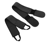 Healvian 2pcs Back Lotion Applicator Set Flocking Material Tanning Applicator Bands for Self Tanning Lotion Convenient Long Back Strips for Even Application for Mousse Spray Use