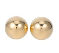 Healvian 2pcs Baoding Balls: Hand Exercise Stress Balls Exercise Healthy Handballs for Manual Massage and Fitness Training Golden