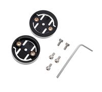 Healvian 2pcs Bike Computer Replacement Base Mount Adapter for Road Bike Cycling Accessories, Stable Plastic and Iron Construction, Compact Design for Outdoor Cycling