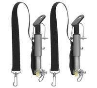 Healvian 2pcs Bike Trailer Coupler Hitch Connector - Cycling Adapter For Towing Cart - Heavy Duty Trailer Hitch Attachment Easy Connection