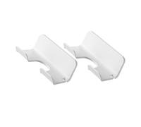 Healvian 2pcs Blow Dryer Holder Wall-mounted Hair Dryer Rack Punch Storage Organizer for Bathroom Bedroom Barbershop Strong Load-bearing Compatible