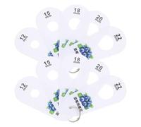 Healvian 2Pcs Blueberry Measurement Caliper Berry Diameter Gauge Accurate Fruit Size Measuring Tool 5-Hole Ruler for Home and Farm Use