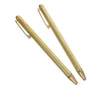 Healvian 2pcs Brass Alloy Retractable Dowsing Rods for Water Detection Portable Metal Divining Tools with Stainless Steel Tips, Precision Positioning Instrument for Beginners and Field Use