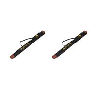 Healvian 2pcs Canvas Case with Adjustable Shoulder Strap for Martial Arts Accessories, Weatherproof Construction and Optimized Storage Capacity, for Samurai Party Costume and Transport