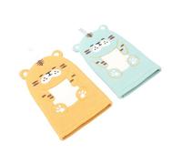Healvian 2pcs Cartoon Kid Bath Towels Cute Tiger Bath Scrubbing Mitts for Children Soft and Gentle Body Cleaning Towels and Shower Fun