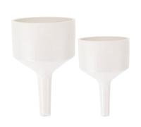 Healvian 2pcs Ceramic Buchner Funnels Laboratory Chemical Filter Funnels with 60mm and 80mm Diameter Scientific Porcelain for Lab Filtration and Chemical Experiments