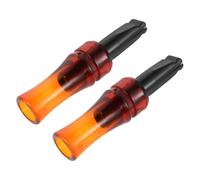 Healvian 2pcs Crow Caller Whistle with Realistic Imitation Sound for Attracting Crows, Plastic Material, Easy to Spot and Simple Operation, for Orchard Protection and Bird Watching, Black