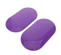 Healvian 2Pcs Dual-Sided Fitness Sliders Discs for Core and Abdominal Workout, Elliptical Floor Gliders for Pilates and Yoga, Purple Exercise Sliding Plates for Home and Gym