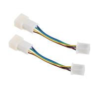 Healvian 2pcs Electric Scooter Motor Cable Harness with Hall Sensor Plug B-type Electric Bike Wire Harness Extension Cord for E-bike Motor Controller Phase Angle Conversion