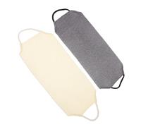 Healvian 2Pcs Exfoliating Body Scrubber Towel Dual Handle Bath Scrubber for Efficient Cleaning Long Strip Design for Men Women Balanced Exfoliation Texture for Daily Showers