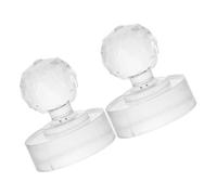 Healvian 2pcs Eyeshadow Press Tool for Compacting Powdered Products Eye Shadow Stamp Tool Precise Control Versatile Cosmetic Pressing Stamper for Blusher and Eyeshadow