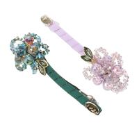 Healvian 2pcs Flower Spring Hair Clips Claw Clips Strong Hold Cute Hawaiian Hair Accessories for Women Summer Beach Party Side Hairspray