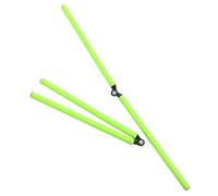 Healvian 2pcs Foldable Soccer Poles Football Training Equipment Made of Abs and Aluminium Alloy, Easy to Carry for Game Day and Sunny Days Outdoor Practice