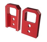 Healvian 2pcs Front Bumper Car Tow Hook Adapter for 2024-2026 Mid-size Pickup and 2025-2026 Mid-size Suv, Vehicle Tow Hook Replacement with Sturdy Pull Ring for Towing and Exterior