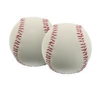 Healvian 2pcs Glow in The Dark Baseballs - Official Size and Weight Luminous Plastic Balls for Teens Recreational Practice Indoor and Outdoor Use