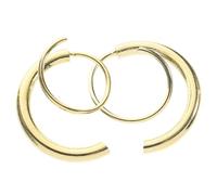 Healvian 2pcs Gold Plated Spiral Double Hoop Twisting Ear Climber Earrings for Women Smooth Helix Studs Safe for Sensitive Ears Creative Fashion Jewelry for Unique Style
