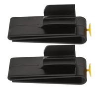 Healvian 2pcs Golf Club Clip Putter Holder for Golf Bag Reliable Secure Putter Holding with Sturdy Black Plastic Material for Organising Clubs the Course