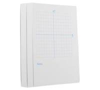 Healvian 2pcs Graph Grid Paper Notebooks for Math Drawing, Xy Coordinate Notepad Plane Rectangular Coordinate System, Graphing Sheets for Office and School Use