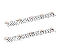 Healvian 2pcs Invisible Hair Finishing Fixer Comb Clips for Women Girls Bangs Hairstyle Styling Tools for Face Washing Shower