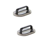 Healvian 2pcs Kitchen Descaling Clean Rub Pot Nano Diamond Emery Brush Cleaning Tools for Oven Scrubbing Power Sponges for Cleaning