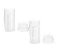 Healvian 2Pcs Laboratory Plastic Slide Staining Tanks with Lids 5-Slot Slide Rack and Lab Sample Storage