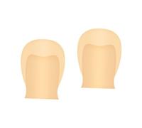 Healvian 2pcs Latex Bald Cap for Makeup Wig Adult Accessory Fits Monk Outfits Reusable Bald Wig Cap for Cosplay