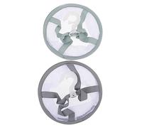 Healvian 2pcs Makeup Puff Drying Net Bag Hanging Drying Basket for Makeup Brushes Sponges and Items Durable Gray Matcha Color for Travel Daily Use