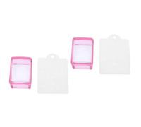 Healvian 2pcs Manicure Nail Stamper Tool Nail Art Stamping Stamper Kit Thin for