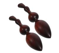 Healvian 2pcs Manual Acupuncture Stick Wood Massage Tool for Full Body Deep Tissue Therapy Dual-Purpose Pressure Point Massager with Larger Reach for Muscle Relief and Circulation