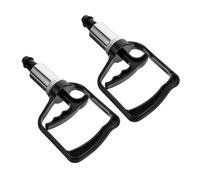 Healvian 2pcs Manual Vacuum Cupping Pump Set Plastic Air Suction Massage Tools Handheld Plastic Vacuum Pump for Therapeutic Cupping Care