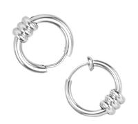 Healvian 2pcs Men's Ear Hook Punk Style Ear Clips Chic Jewelry for Male Pendant Fashion Accessories at Street Hip-hop Events