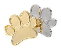 Healvian 2pcs Metal Nail Polish Ring Palette with Multiple Mixing Slots for Creative Nail Art Sturdy Toe-shaped Manicure Tray for Color Mixing and Display