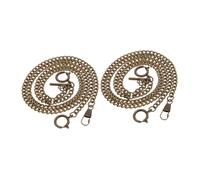 Healvian 2pcs Metal Pocket Watch Chains O-Ring Vintage Bronze Finish Men’s DIY Wallet Watch Chains 44cm Decorative Hanging Link for Clothing Accessories and Wallets