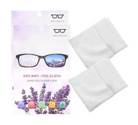 Healvian 2pcs Microfiber Lens Wipes for Eyeglasses and Screens, Cleaner Cloths for Driving and Close-Up Vision