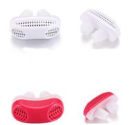 Healvian 2PCS Nasal Clips Snoring Aid Ventilation Nose Breathing Device for Sleep Comfortable White Nose Buds to Airflow and Reduce Snore Portable and Easy to Use