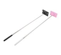 Healvian 2pcs Parking Ticket Gate Telescoping Rod Convenient Access Control Cards Holder Adjustable Card-swiping Rod for Parking Gated Areas Pass Telescopic Toll Holder Telescopic Card