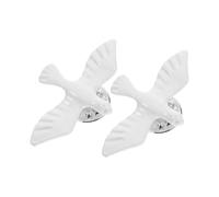Healvian 2pcs Peace Dove Lapel Pins Religious Bird Brooches for Orthodox Christian First Communion and Special Ceremonies Tarnish Resistant Faith Accessories