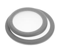 Healvian 2Pcs Pediatric and Adult Stethoscope Spare Diaphragm Grey Floating Design for Enhanced Acoustic Performance and Precise Auscultation Replacement Parts