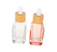 Healvian 2pcs Refillable Essential Oil Dropper Bottles Portable Cosmetic Liquid Containers for Travel and Aromatherapy with Easy Transfer Pipettes